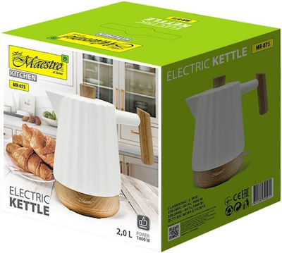 Maestro Kettle 2lt 1500W White