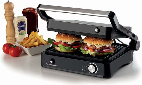 Ariete Sandwichmaker Grill mit Abnehmbaren Platten 2000W Gray