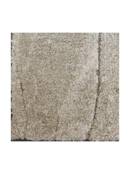 Soft Touch Rug Rectangular Cream