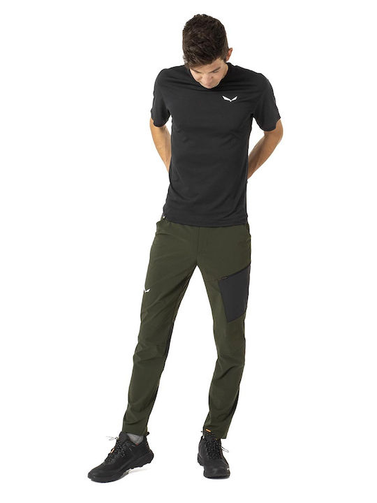 Salewa Pedroc 2 Durastretch Light Ανδρικό Μακρύ Παντελόνι Πεζοπορίας Πράσινο