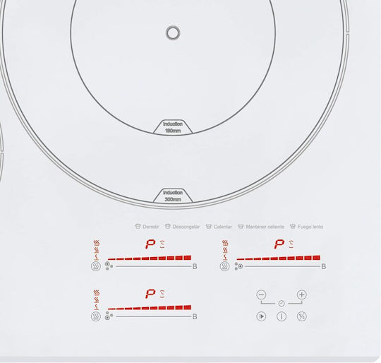 Cata Induction Cooktop Autonomous 59x52εκ. White