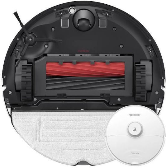 Roborock S8 Σκούπα Ρομπότ με Χαρτογράφηση Laser & Απορρόφηση 6000Pa Λευκή