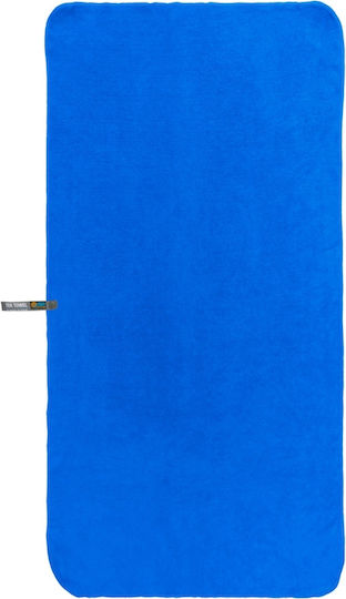 Sea to Summit Tek Microfiber Face Towel with Case Cobalt Blue 100x50cm