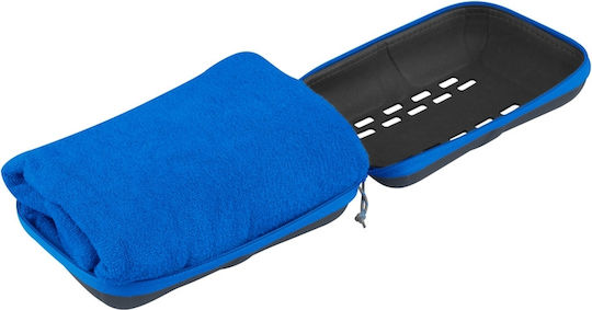 Sea to Summit Tek Microfiber Face Towel with Case Cobalt Blue 100x50cm