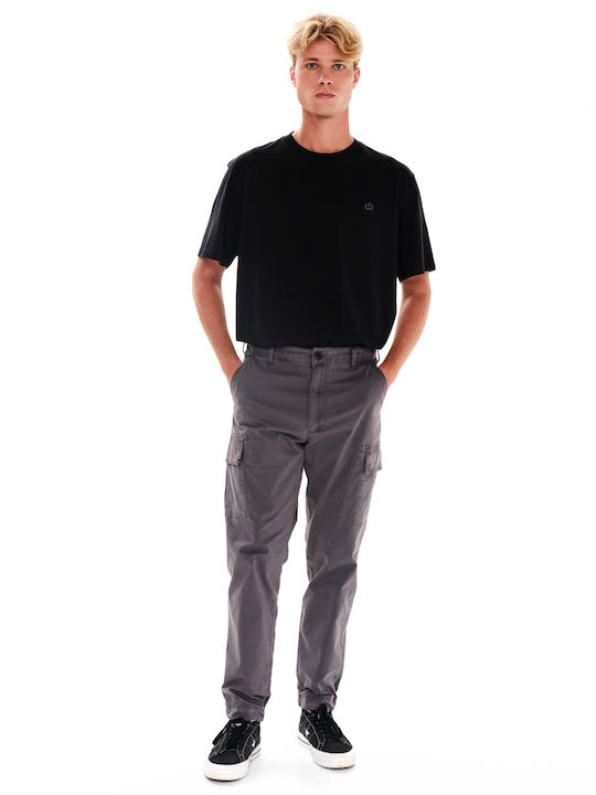 Trousers Cargo Elastic Gray