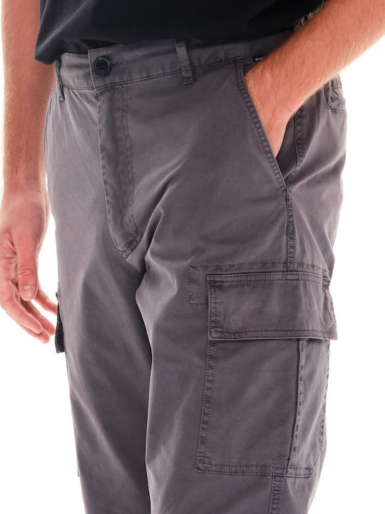 Trousers Cargo Elastic Gray