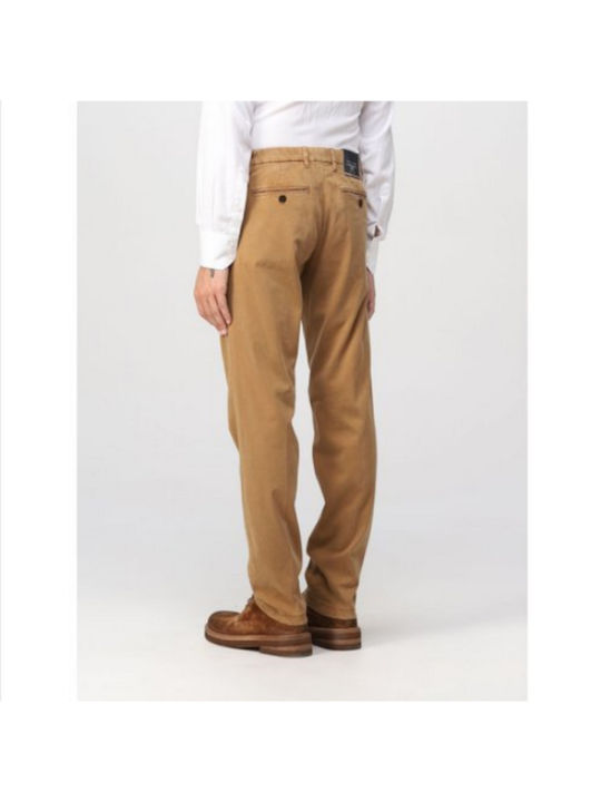 Tommy Hilfiger Pantaloni pentru bărbați Chino cu Croială Slim Maro