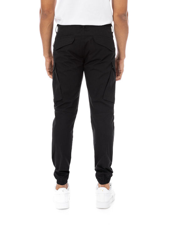 Cover Jeans Pantaloni pentru bărbați Cargo Elastice Black