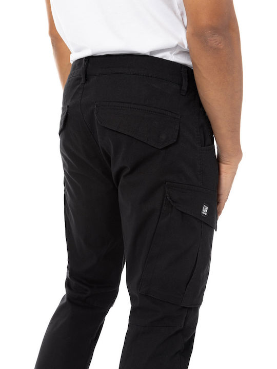 Trousers Cargo Elastic Black