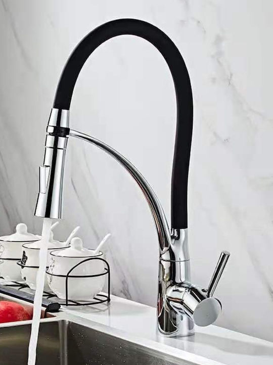 Poly-116-2 Kitchen Faucet Counter Black