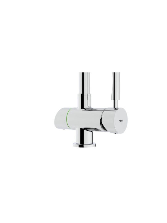 Teka Os 200 Tall Kitchen Faucet Counter Silver