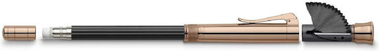 Faber-Castell Perfect Mechanical Pencil for Drawing Wooden with Eraser and Sharpener Black