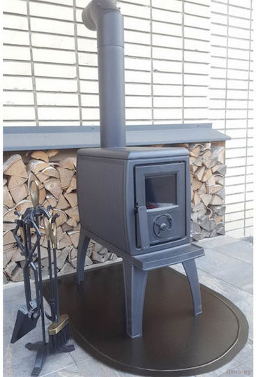 Plamen Gusseisen Holzofen 11kW Schwarz