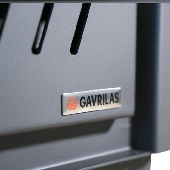 Gavrilas SA320 Χαλύβδινη Ξυλόσομπα 12.19kW Γκρι