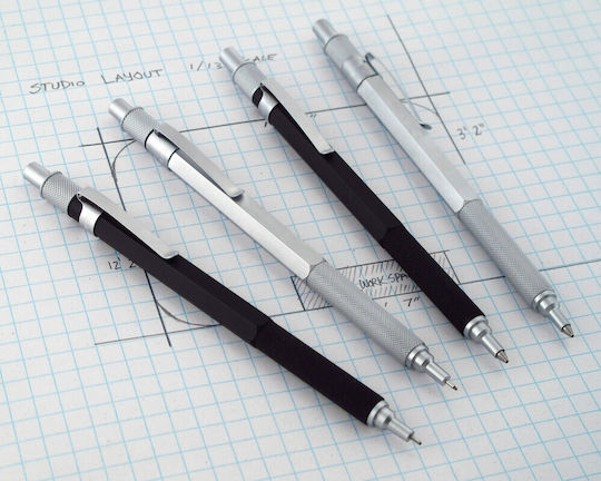 Retro 51 Mechanical Pencil made of Brass 1pcs Black