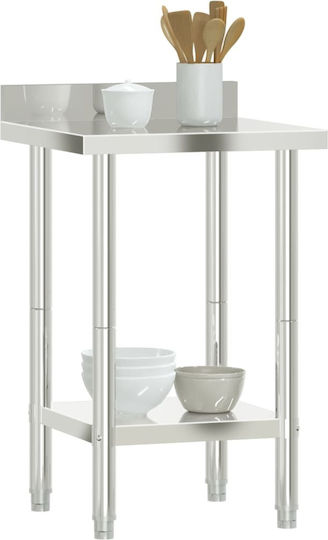 vidaXL Banc De Lucru Din Oțel Inoxidabil L55xA55xÎ93cm