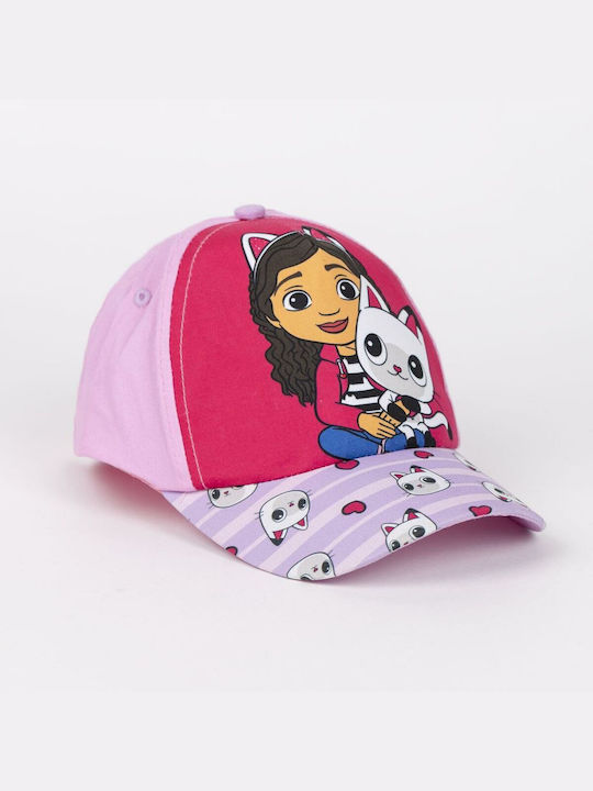 Gabby's Dollhouse Kids' Hat Jockey Fabric Pink