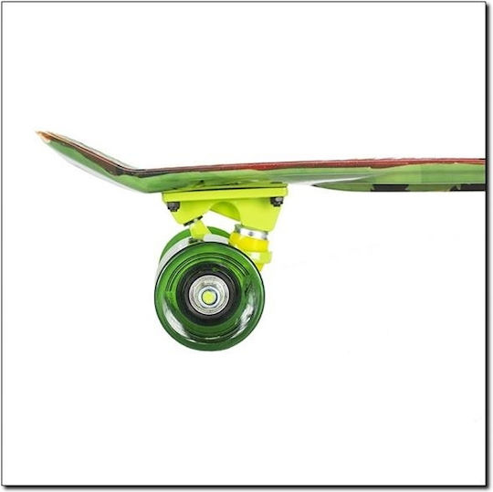 Nils Skateboard Pennyboard Art Reggae Complet Placa Penny Multicolor