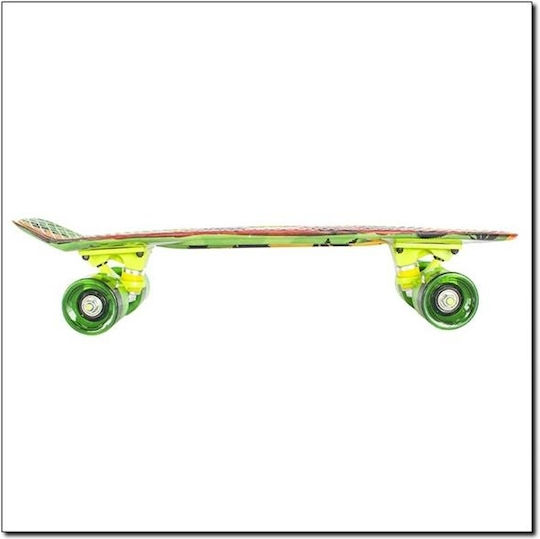 Nils Skateboard Pennyboard Art Reggae Complet Placa Penny Multicolor