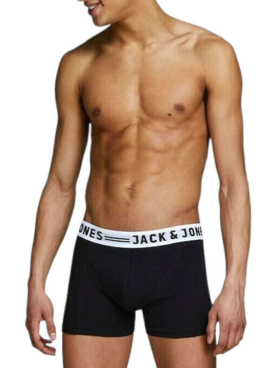 Jack & Jones Ανδρικά Μποξεράκια White / Grey / Black 3Pack