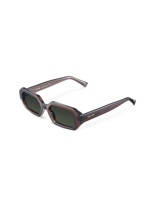 Meller Sonnenbrillen mit Braun Rahmen und Grün Linse ES-SEPIAOLI