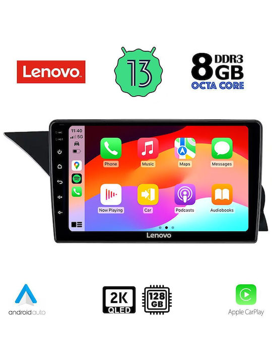 Lenovo Ηχοσύστημα Αυτοκινήτου για Mercedes-Benz GLK Mini ONE 2008-2012 (Bluetooth/USB/AUX/WiFi/GPS/Apple-Carplay/Android-Auto) με Οθόνη Αφής 9"