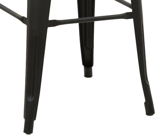 Scaun Metalic Bar De Exterior Utopia Negru 42x42x97cm