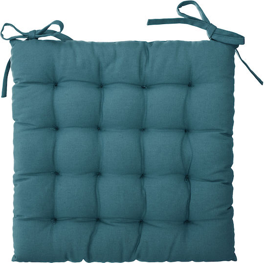 Atmosphera Otto Garden Chair Cushions Blue 38x38cm