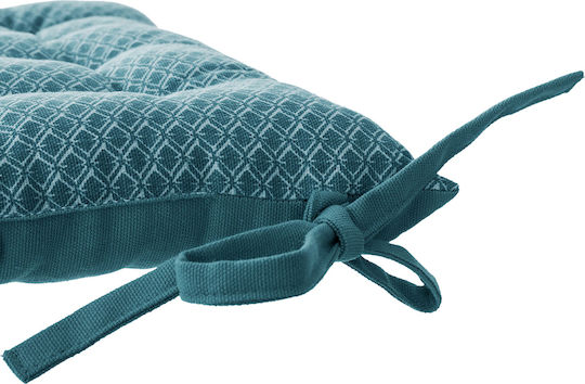 Atmosphera Garden Chair Cushion Otto Blue 38x38cm