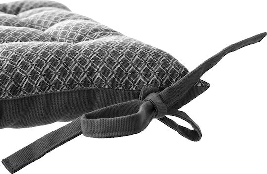 Atmosphera Garden Chair Cushion Otto Grey 38x38 cm