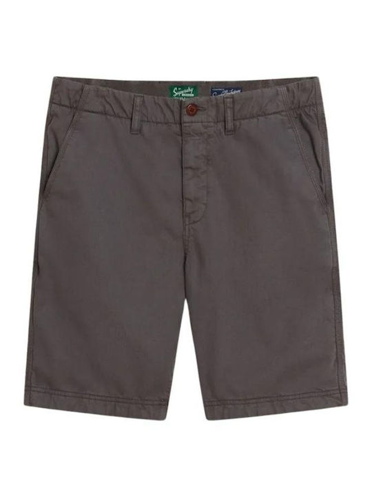 Ovin Vintage Officer Men's Shorts Chino Washed Grey