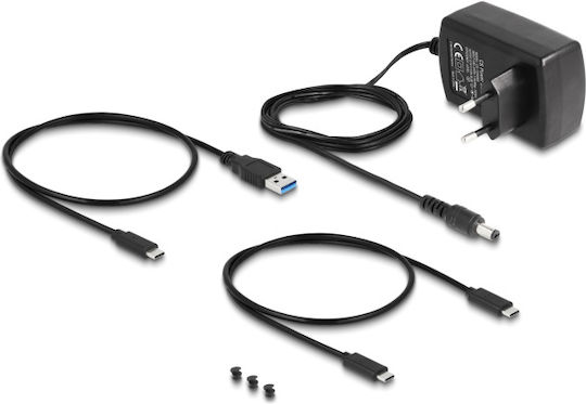DeLock Docking Station για 2 Σκληρούς Δίσκους PCIe/SATA 2.5" / M.2 (2230)" / M.2 (2242)" / M.2 (2260)" / M.2 (2280)" με σύνδεση USB-C (64253)