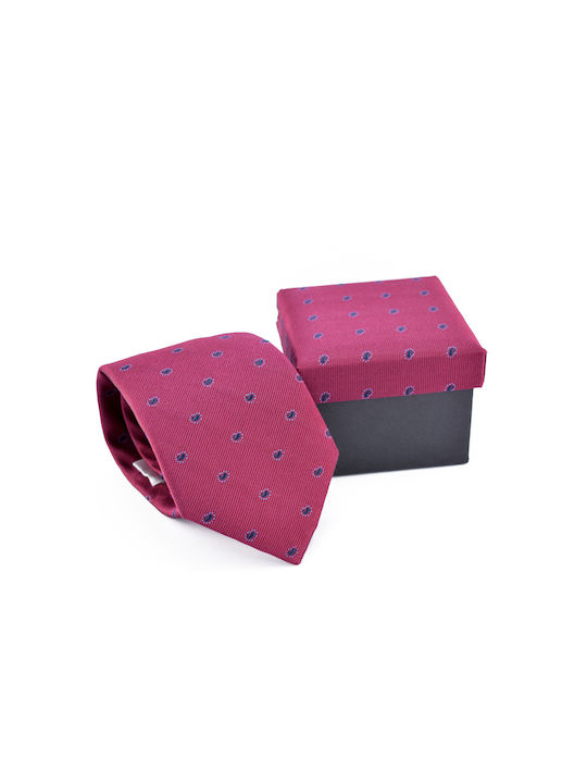 King Men's Tie Silk in Red Color