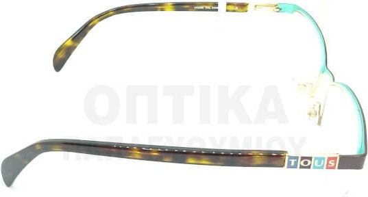 Tous Metal Eyeglass Frame Black VTO382 033M