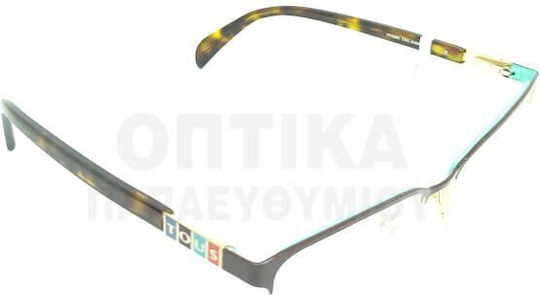 Tous Metal Eyeglass Frame Black VTO382 033M