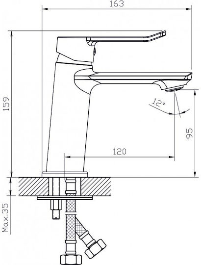Inter Ceramic für Dusche Silber