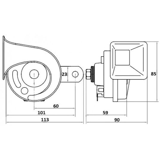 Kamar Horn LKW 24V
