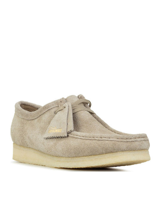 Clarks Wallabee Ανδρικά Μοκασίνια Γκρι