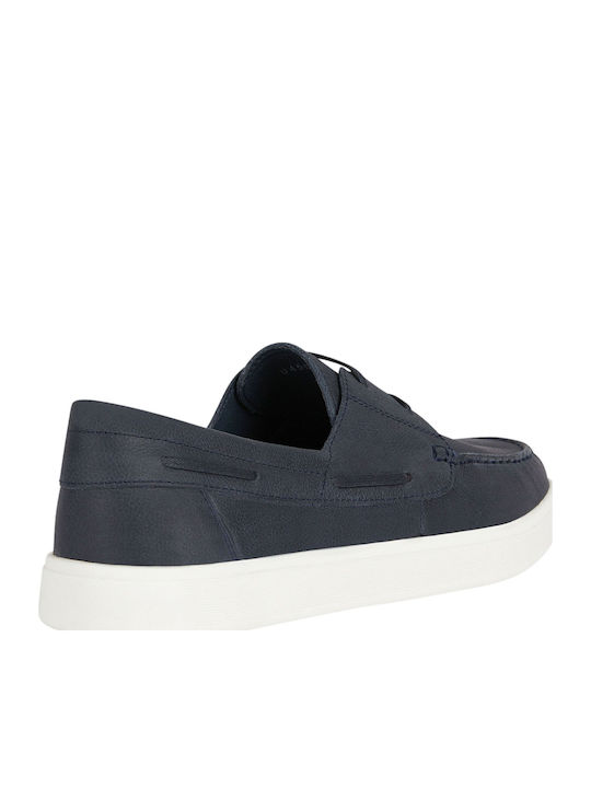 U Avola Men's Moccasins Blue