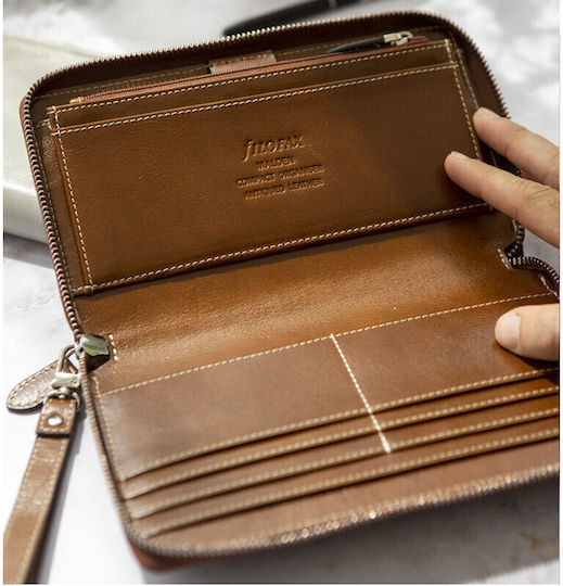 Filofax Personal Σημειωματάριο Ριγέ Κίτρινο