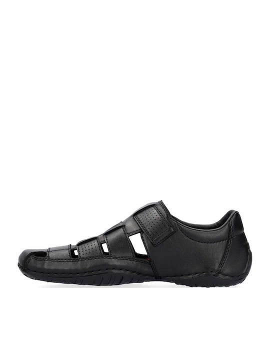 Herrensandalen in Schwarz Farbe