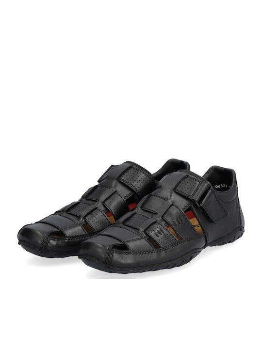 Herrensandalen in Schwarz Farbe