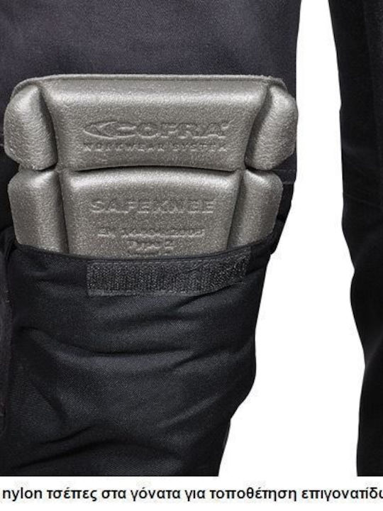 Cofra Work Trousers Navy Blue