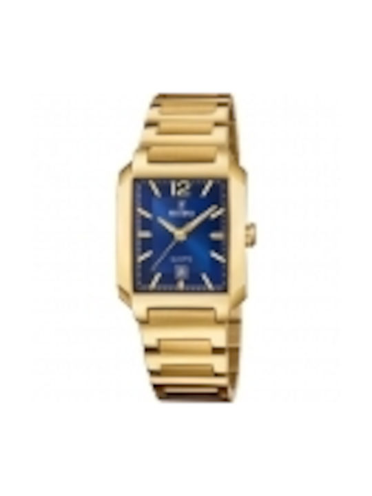 Festina Uhr mit Gold Metallarmband