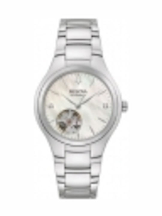 Bulova Ρολόι Μπαταρίας με Μεταλλικό Μπρασελέ Bulova Ρολόι Μπαταρίας με Μεταλλικό Μπρασελέ