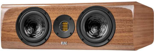 Elac CC 401.2 Boxă Hi-Fi Centrală 2500W P65.3xL28.5xÎ19.1cm Nuc Luciu Înalt