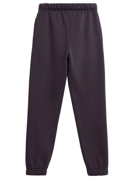 4F Copilăresc Pantalon de Trening Violet 1buc