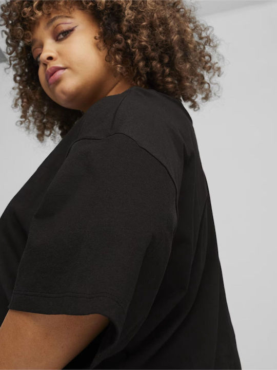 Better Classics Women's Athletic Oversized T-shirt Black