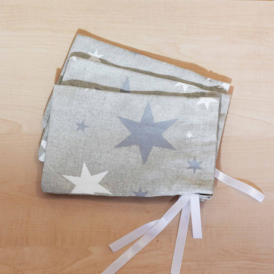 Decocraft Star Stoffbeutel Für Geschenk Grau 14x18cm 12Stück