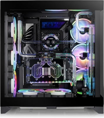 Thermaltake CTE E600 MX Gaming Midi-Turm Computergehäuse mit RGB-Beleuchtung Schwarz